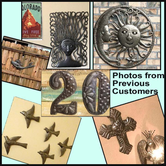 Haiti Metal art - photos from customers